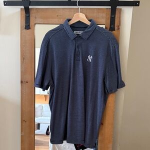 Tommy Bahama NY Yankees Embroidered Polo Shirt Size XL